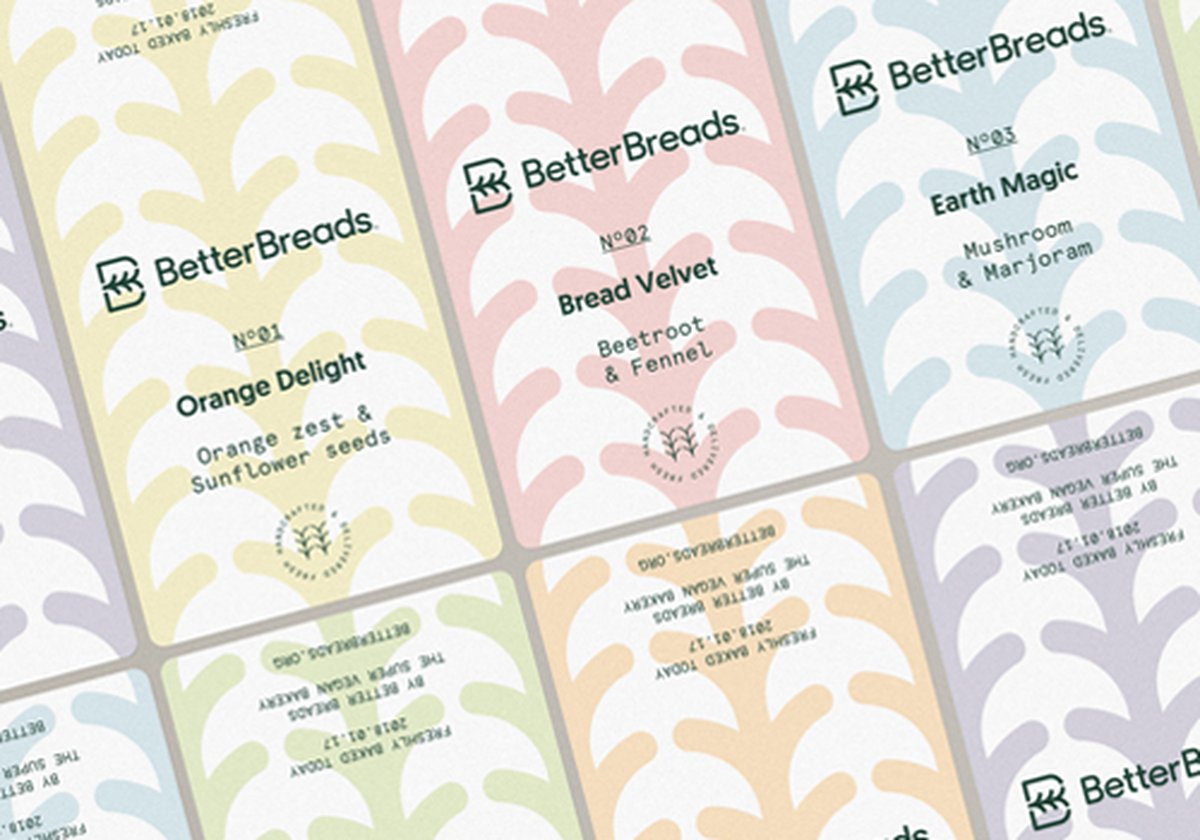 （食品）素食面包店品牌vi設計—Better Breads 圖標